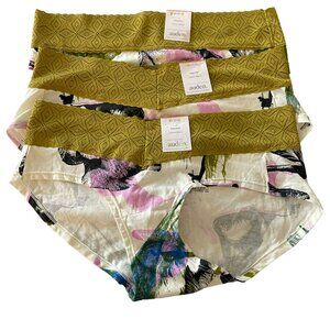 Auden 3 Pairs Size XS Underwear Hipster Cheeky Panties NWT